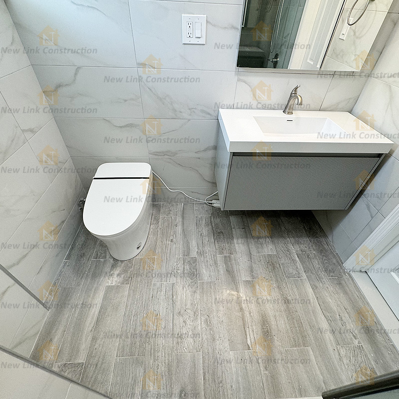 New Link Construction Bathroom Work