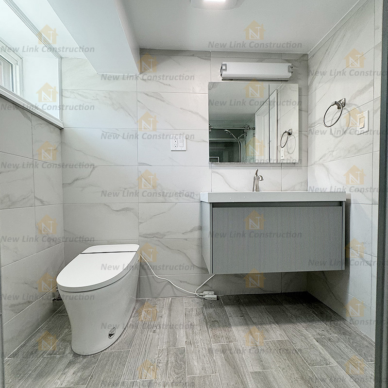 New Link Construction Bathroom Work