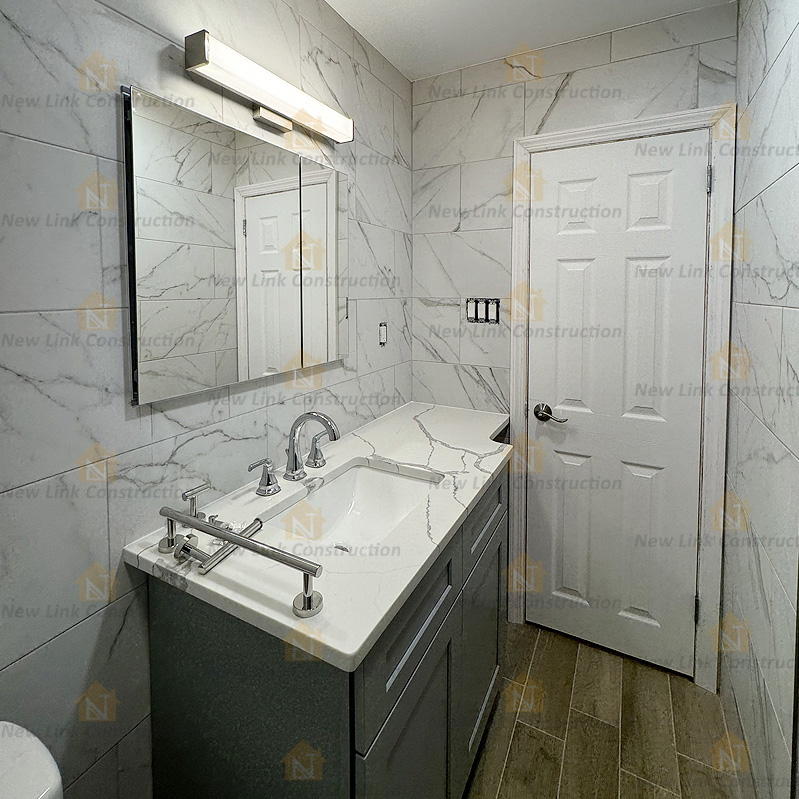 New Link Construction Bathroom Work