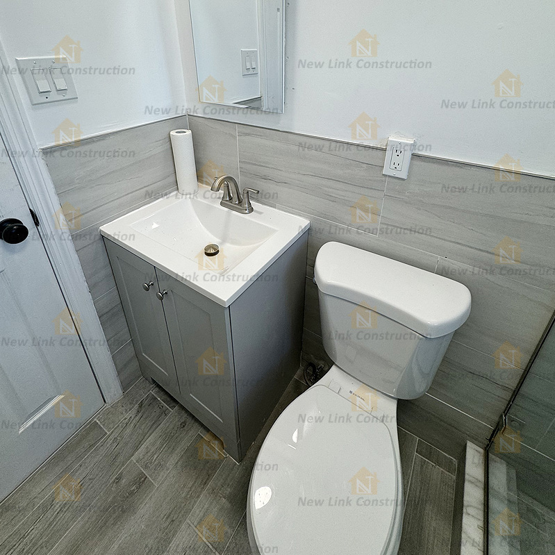 New Link Construction Bathroom Work