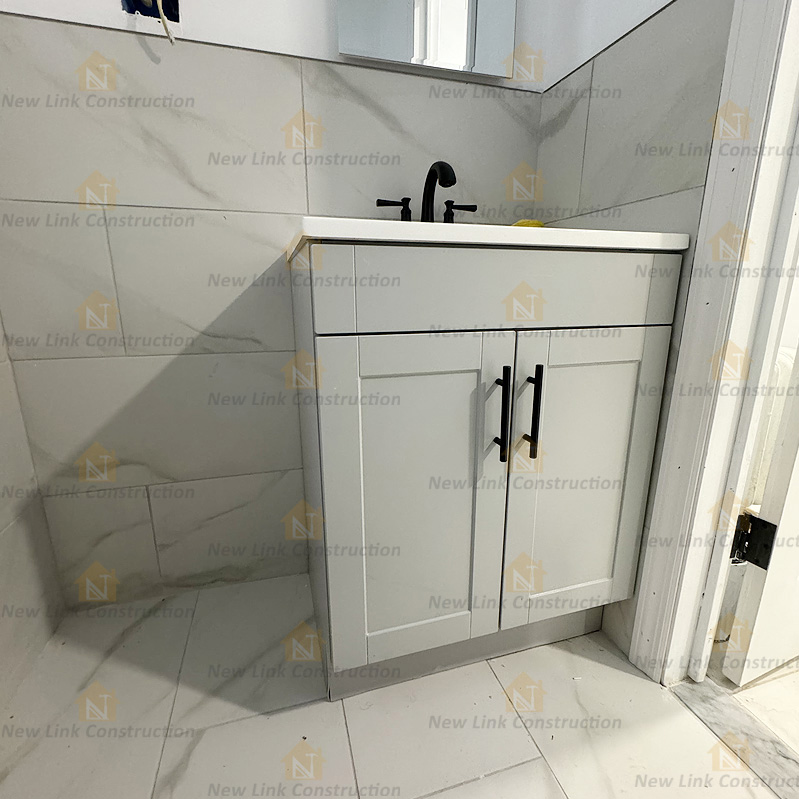 New Link Construction Bathroom Work